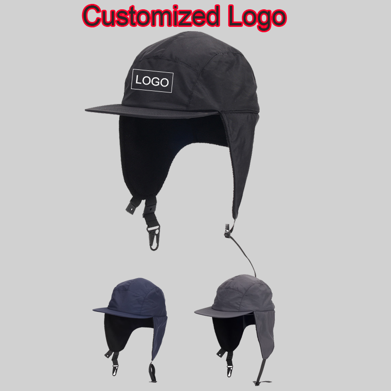 Corduroy Cap 5 Panel - หมวกเบสบอลผ้าฟลีซ 5 ชิ้น ปักโลโก้ได้ กันลม กันน้ำ