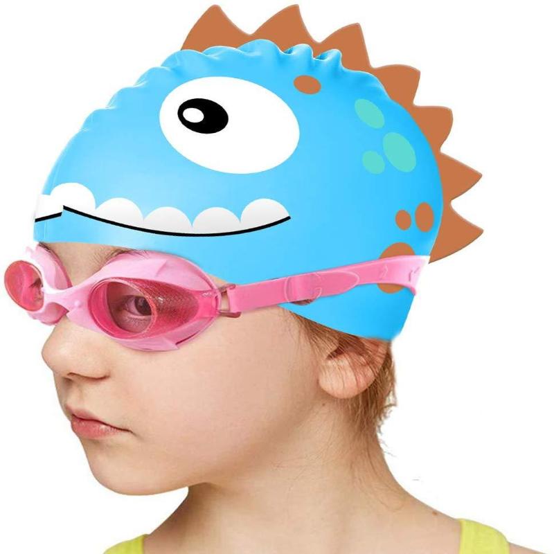 หมวกว่ายน้ำซิลิโคนลายการ์ตูนให - Swim Hat Silicone บทวิจารณ์และราคา