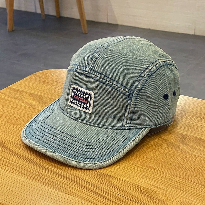 หมวกเบสบอลผ้าเดนิมปีกแบนสไตล์ว - Corduroy Cap 5 Panel บทวิจารณ์และราคา