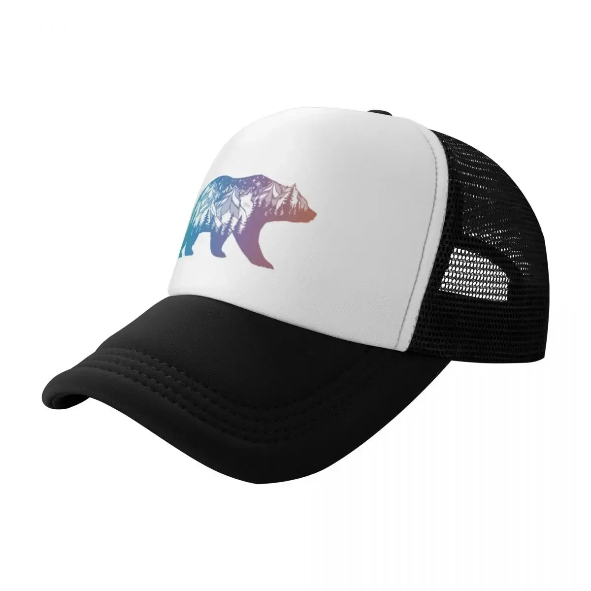 หมวกเบสบอลตาข่ายลายหมีแคลิฟอร์ - Trucker Cap Mesh บทวิจารณ์และราคา
